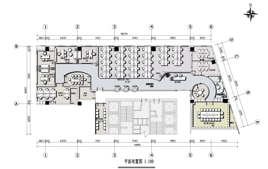 辦公家具布置